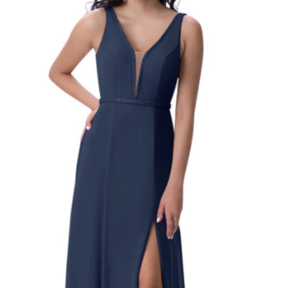 Azazie Abi Navy Dress size 16